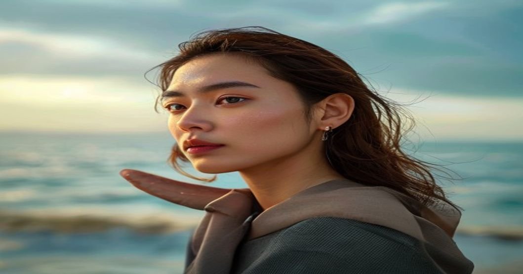 겨울 건조한 피부에 휴대용 크림을 펴 바르는 손의 클로즈업